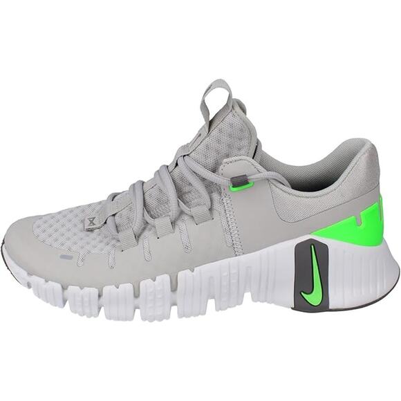 NWT Nike Free Metcon 5 Men's Shoes Light Iron Ore/Green Strike Size 11 - Picture 5 of 5